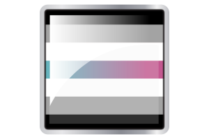 Icône carrée du drapeau Libragender flag