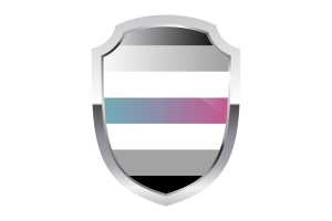 Logo du bouclier Libragender flag