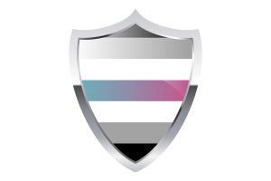 Drapeau Libragender avec bouclier médiéval flag