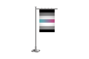 Drapeau Libragender en 3D flag