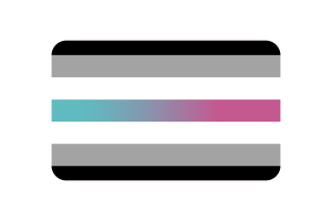 Illustration vecteur du drapeau Libragender rectangle arrondi flag