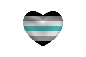 Love of Libramasc Heart Shape flag