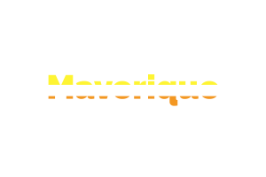 Maverique Text Art flag