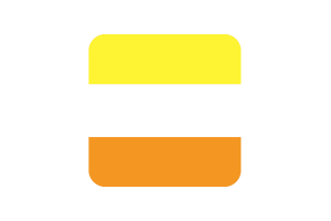 Maverique Flag Square Rounded Shape flag