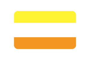 Maverique Flag rounded Rectangle Vector Illustration flag