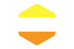 Maverique Flag Rounded Hexagon Shape flag