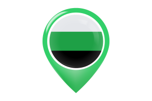 Neutrois Flag Map Pin Icon flag