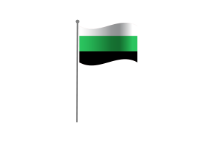 Waving Flag of Neutrois flag