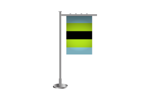 3d Quoigender Standing Flag flag