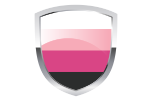 Clipart della bandiera nazionale di Transfemminile flag