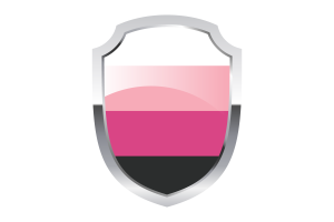 Logo scudo Transfemminile flag