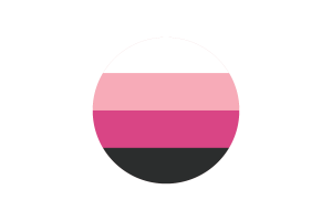 Bandiera Transfemminile cerchio vettoriale gratuito flag