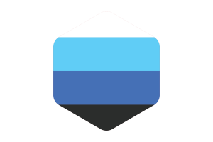 Forma de Hexágono Redondeado de la Bandera Transmasc flag