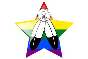 Icône étoile du drapeau transmasc flag