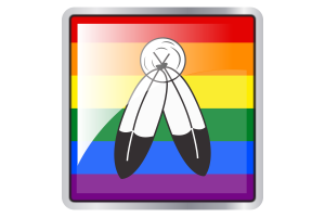 Icône carrée du drapeau transmasc flag