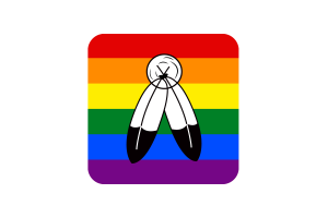 Drapeau transmasculin forme carrée arrondie flag