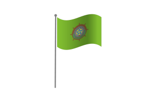 Waving Flag of Former Incheon flag