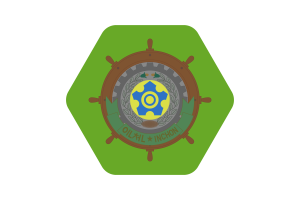 Former Incheon Flag Vector Illustration flag