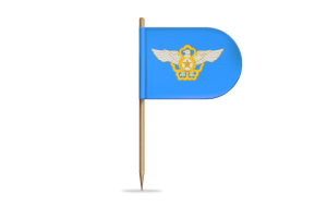 Korea Air Force Flag for Desk, Table flag