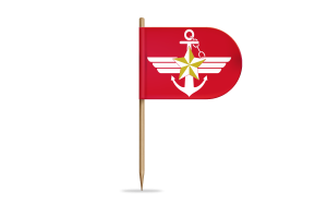 Korea Armed Forces Flag for Desk, Table flag