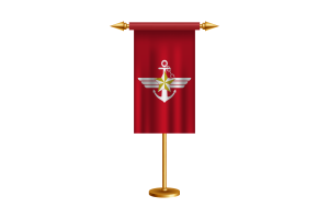 Korea Armed Forces Ceremonial Flag Vector Free flag