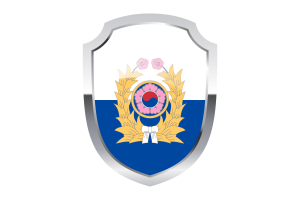 Korea Army Shield Logo flag