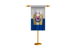Korea Army Ceremonial Flag Vector Free flag