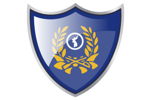 Shield with Flag of Korea Reserve Forces flag