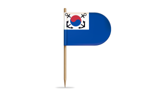 Korea Reserve Forces Flag for Desk, Table flag