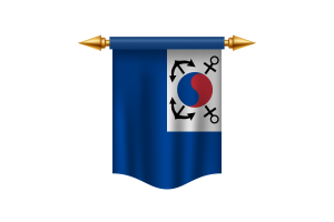 Korea Reserve Forces Flag Royal Banner flag