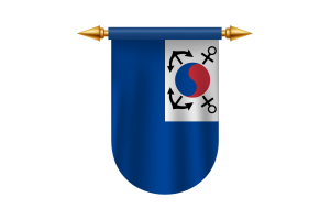 Korea Reserve Forces Flag Emblem Vector Images flag