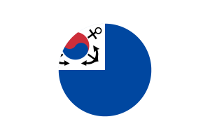 Korea Reserve Forces Flag Circle Vector Free flag