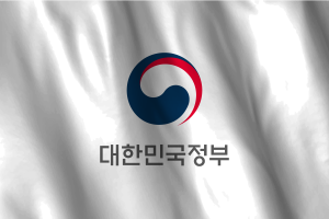 National Flag of Government of the Republic of Korea Guard flag