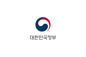 Government of the Republic of Korea Flag Square Rounded Shape flag