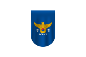 Korean National Police Agency Flag Vector Free Dowanlod (SVG, PNG) flag