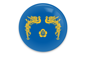 President of South Korea Flag Vector Art flag