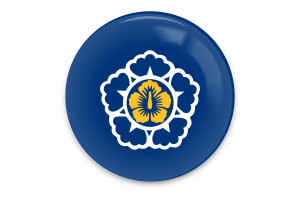 Standard of the Prime Minister of Korea Flag Vector Art flag