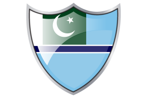 Escudo con Bandera de Insignia de Aviación Civil flag