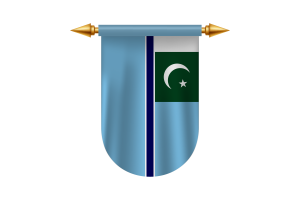 Imágenes vectoriales del emblema de la bandera de la aviación civil flag