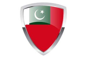 Bandiera scudo dell'insegna civile flag