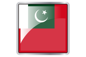 Icona quadrata della bandiera dell'insegna civile flag