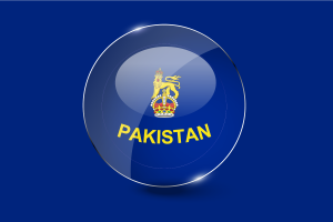 Governor General Flag Glossy Round Button flag