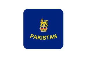 Governor General Flag Square Rounded Shape flag