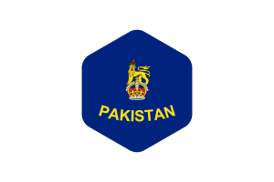 Governor General Flag Rounded Hexagon Shape flag