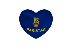 Love of Governor General Heart Shape flag