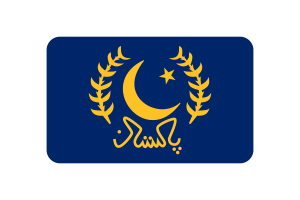 Presidential Standard Flag rounded Rectangle Vector Illustration flag