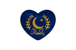 Love of Presidential Standard Heart Shape flag