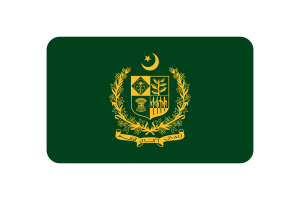 Flagge des Premierministers abgerundetes Rechteck Vektorillustration flag