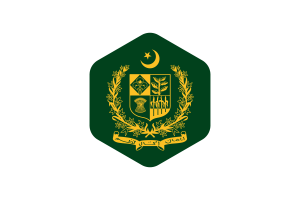 Flagge des Premierministers abgerundete Hexagonform flag