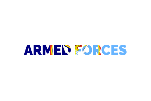  Armed Forces Text Art flag